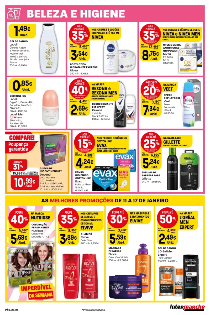 Antevis&atilde;o Folheto Intermarch&eacute; (11 a 17 janeiro)