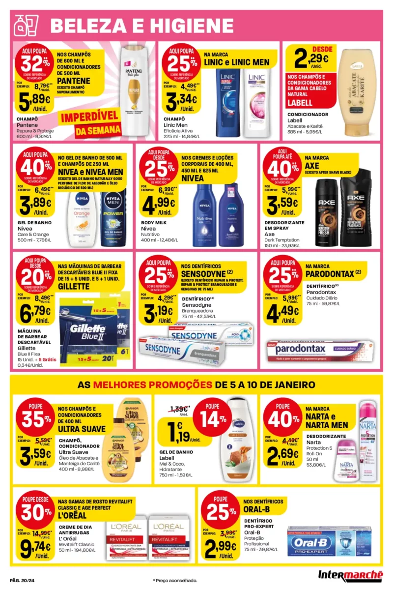 Antevis&atilde;o Folheto Intermarch&eacute; (5 a 10 janeiro)