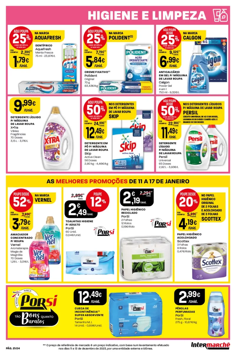 Antevis&atilde;o Folheto Intermarch&eacute; (11 a 17 janeiro)