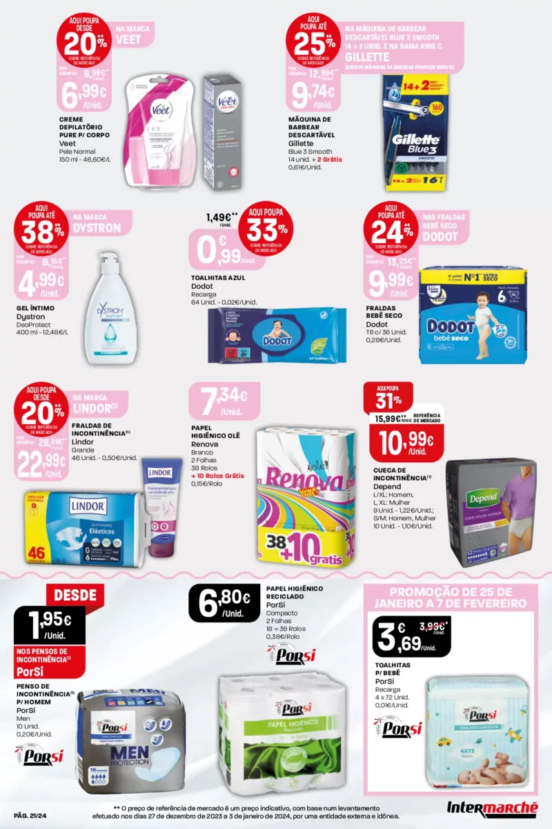 Antevis&atilde;o Folheto Intermarch&eacute; (25 a 31 janeiro)