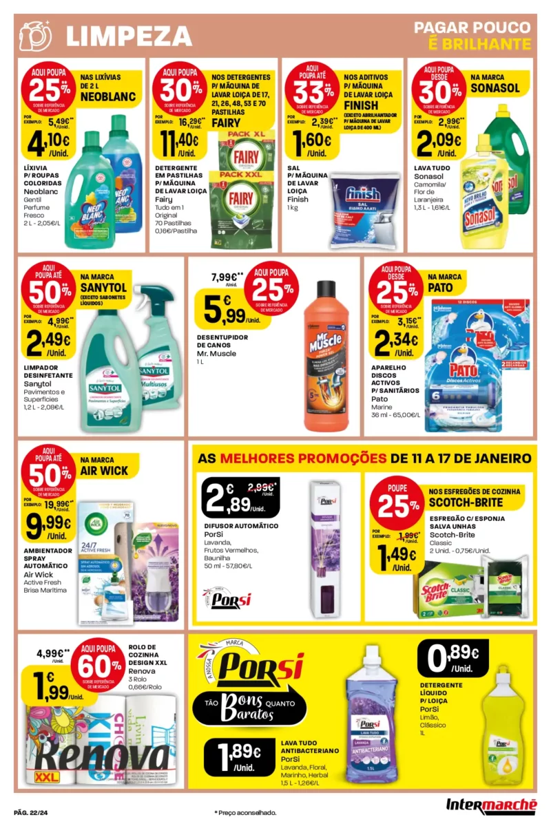 Antevis&atilde;o Folheto Intermarch&eacute; (11 a 17 janeiro)