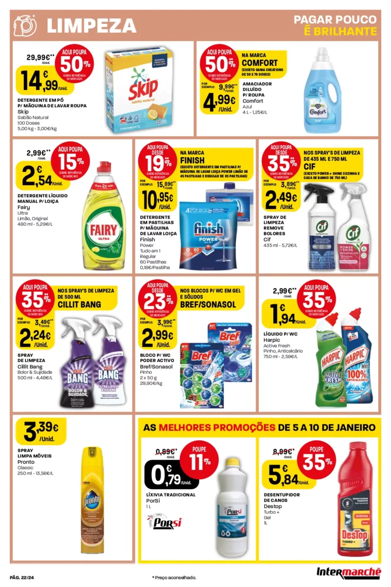 Antevis&atilde;o Folheto Intermarch&eacute; (5 a 10 janeiro)