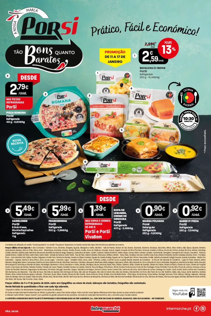 Antevis&atilde;o Folheto Intermarch&eacute; (11 a 17 janeiro)