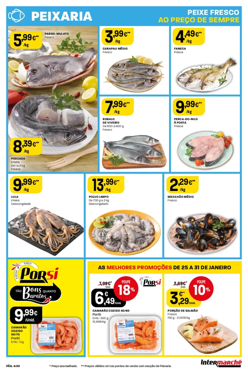 Antevis&atilde;o Folheto Intermarch&eacute; (25 a 31 janeiro)