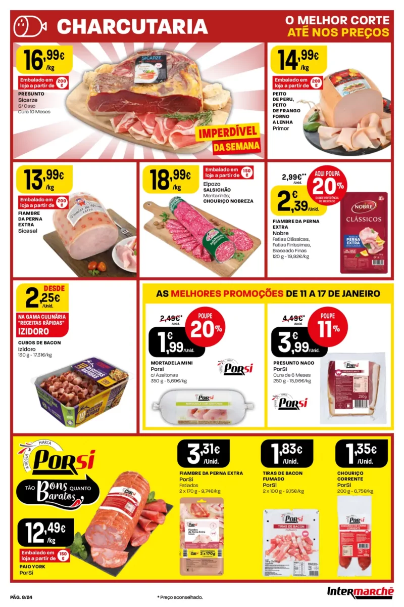 Antevis&atilde;o Folheto Intermarch&eacute; (11 a 17 janeiro)