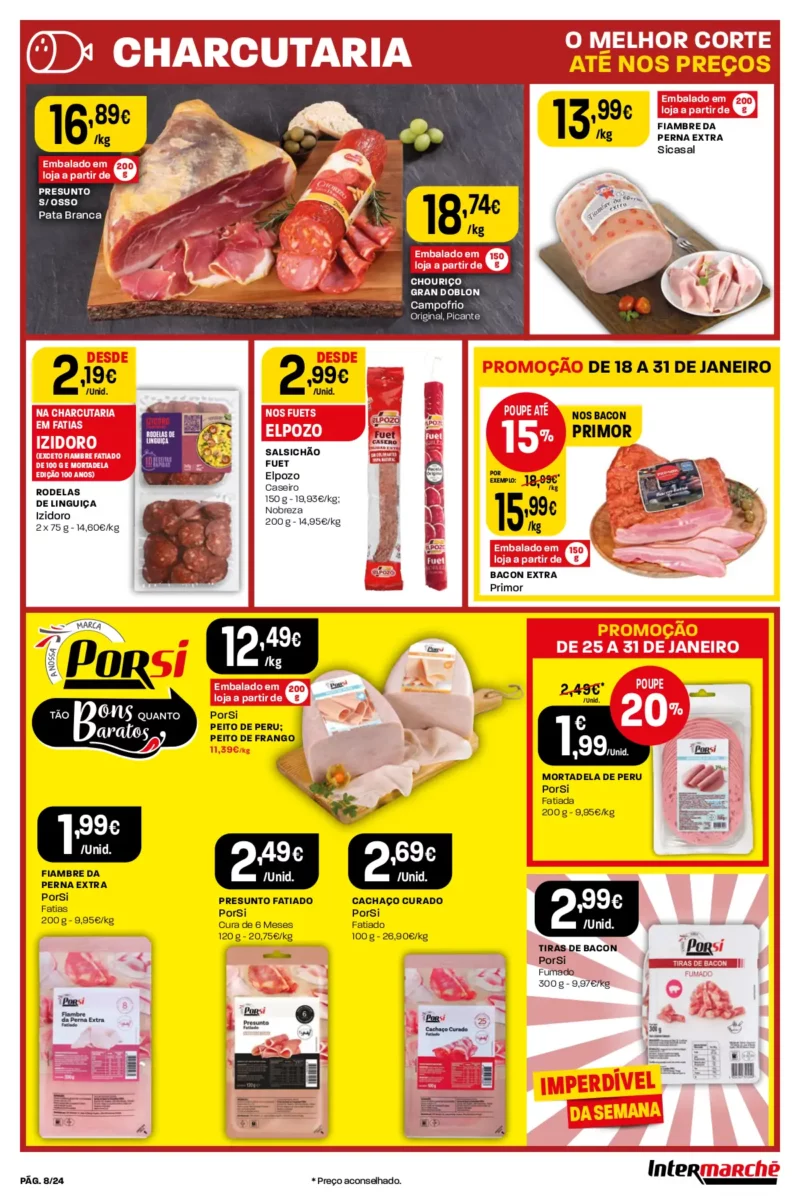 Antevis&atilde;o Folheto Intermarch&eacute; (25 a 31 janeiro)