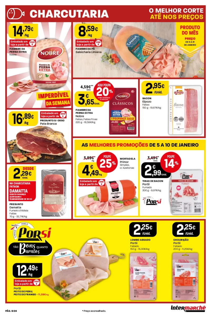 Antevis&atilde;o Folheto Intermarch&eacute; (5 a 10 janeiro)