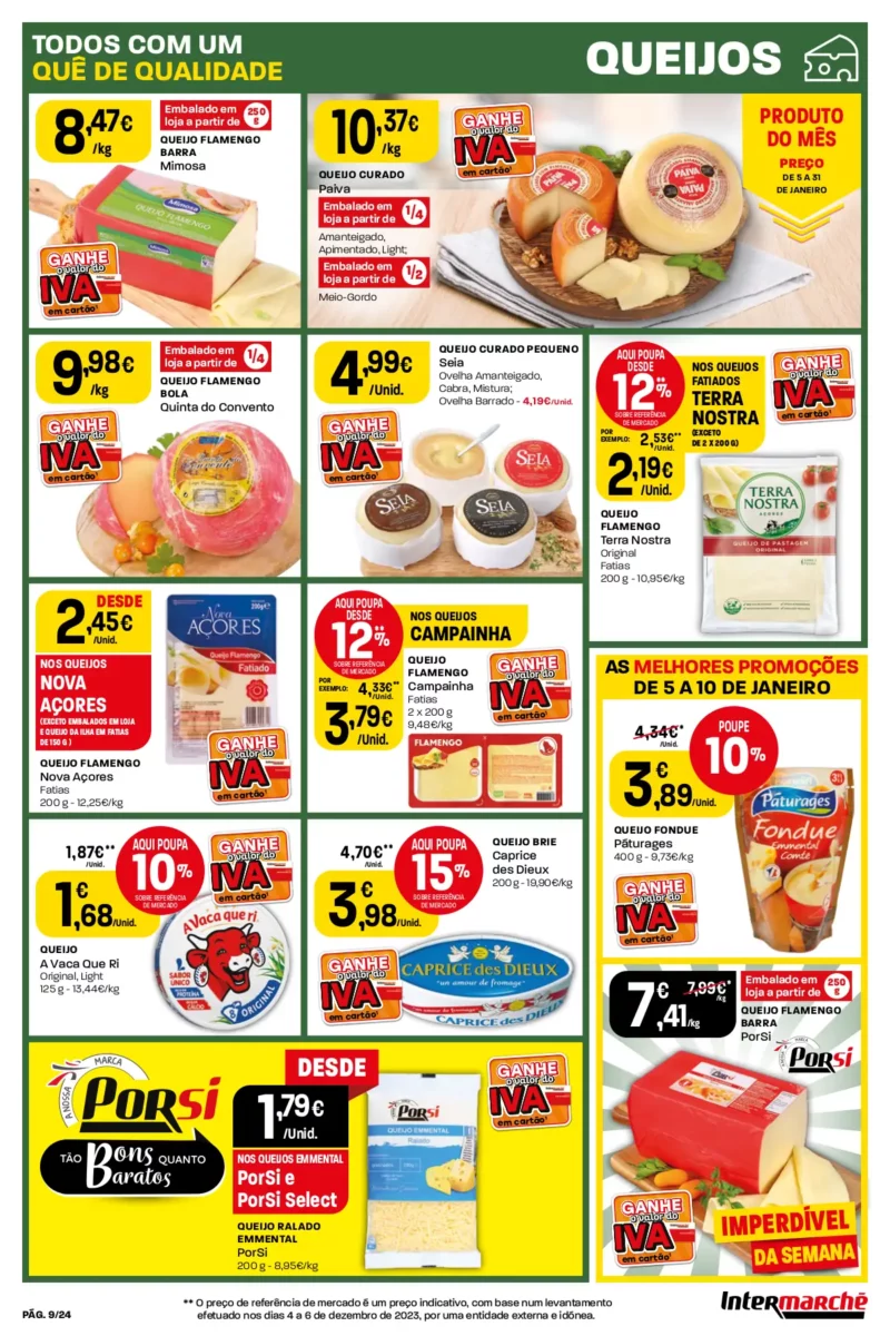 Antevis&atilde;o Folheto Intermarch&eacute; (5 a 10 janeiro)