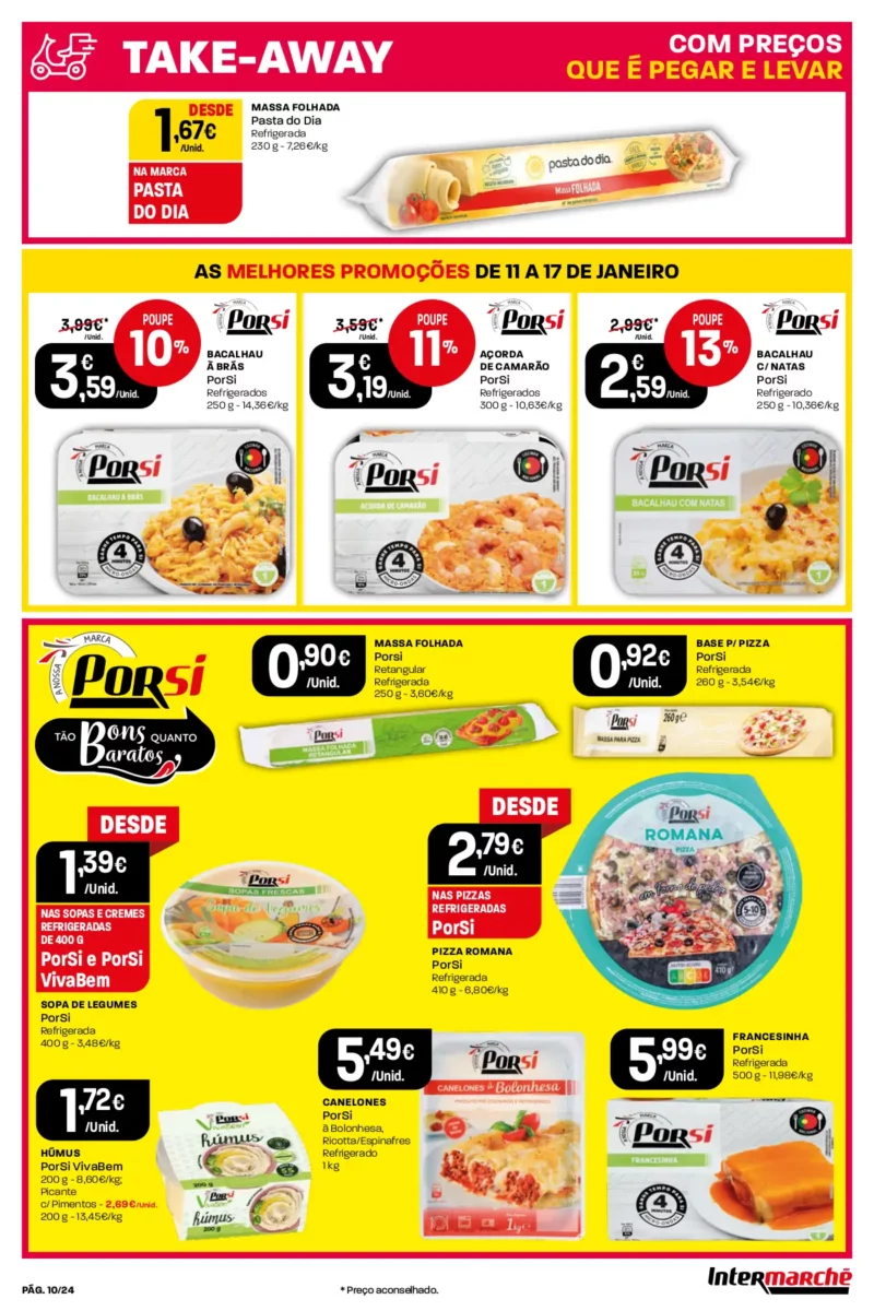 Antevis&atilde;o Folheto Intermarch&eacute; (11 a 17 janeiro)