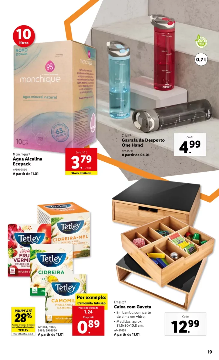 Antevis&atilde;o Folheto LiDL especial Desporto e Vida Saud&aacute;vel