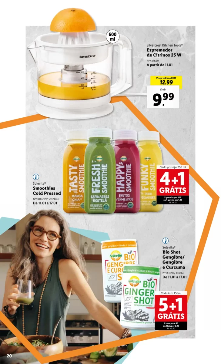 Antevis&atilde;o Folheto LiDL especial Desporto e Vida Saud&aacute;vel