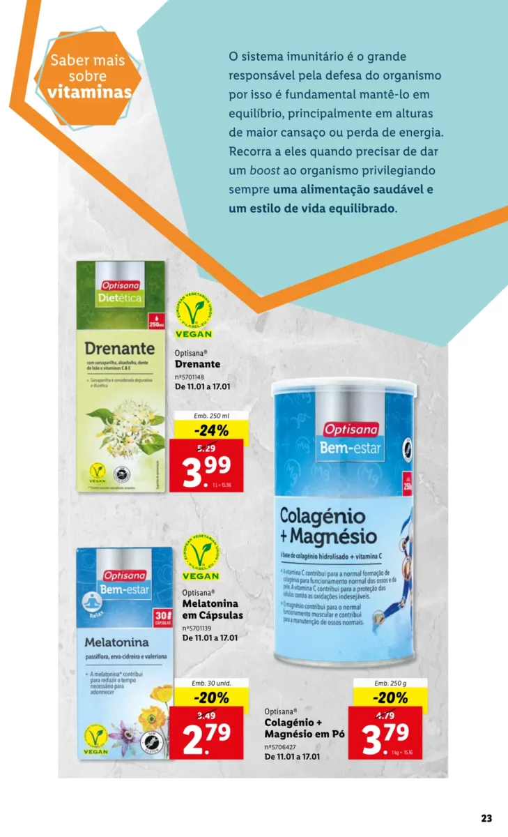 Antevis&atilde;o Folheto LiDL especial Desporto e Vida Saud&aacute;vel