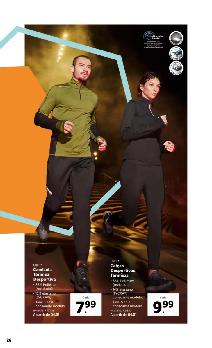 Antevis&atilde;o Folheto LiDL especial Desporto e Vida Saud&aacute;vel