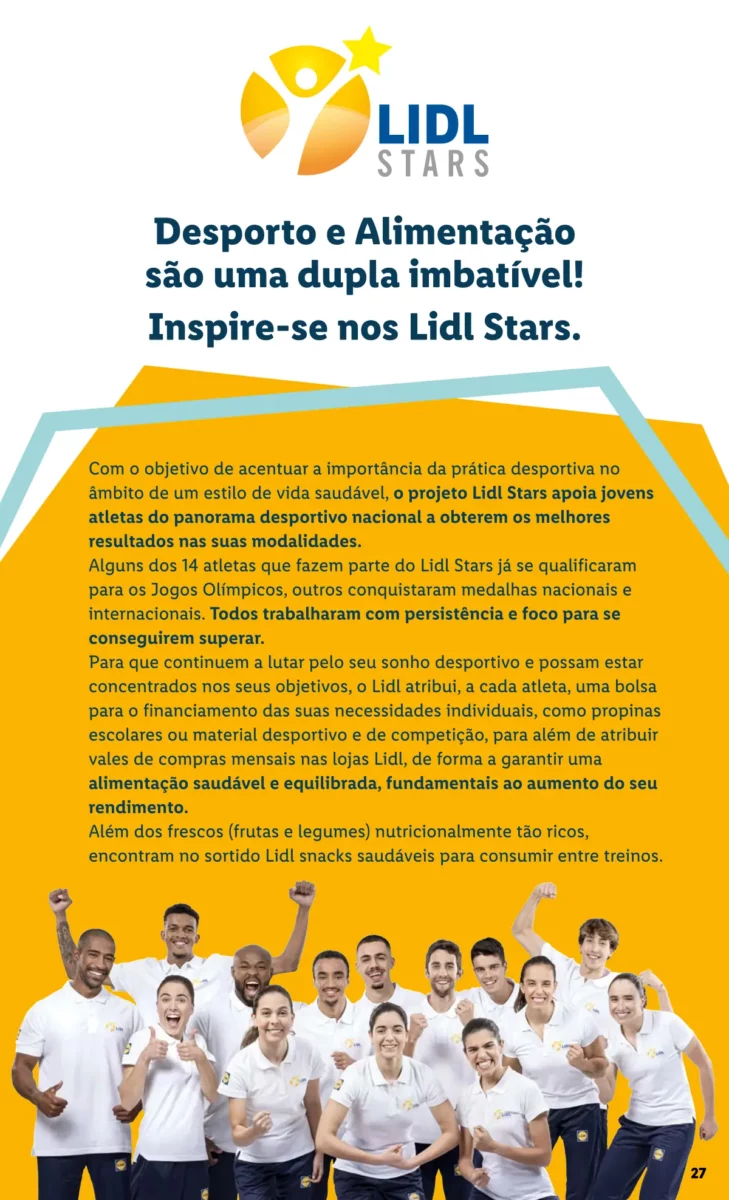 Antevis&atilde;o Folheto LiDL especial Desporto e Vida Saud&aacute;vel