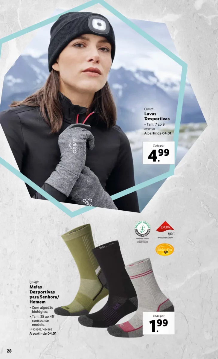 Antevis&atilde;o Folheto LiDL especial Desporto e Vida Saud&aacute;vel