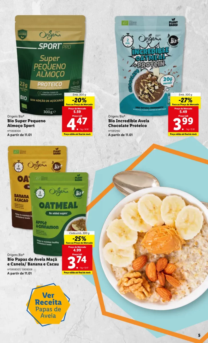 Antevis&atilde;o Folheto LiDL especial Desporto e Vida Saud&aacute;vel