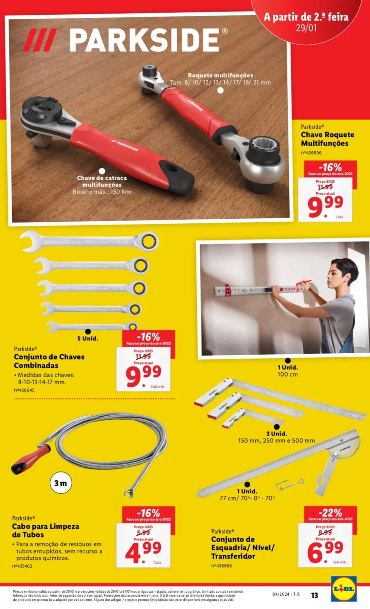 Antevis&atilde;o Folheto LiDL Novidades (a partir de 25 janeiro)