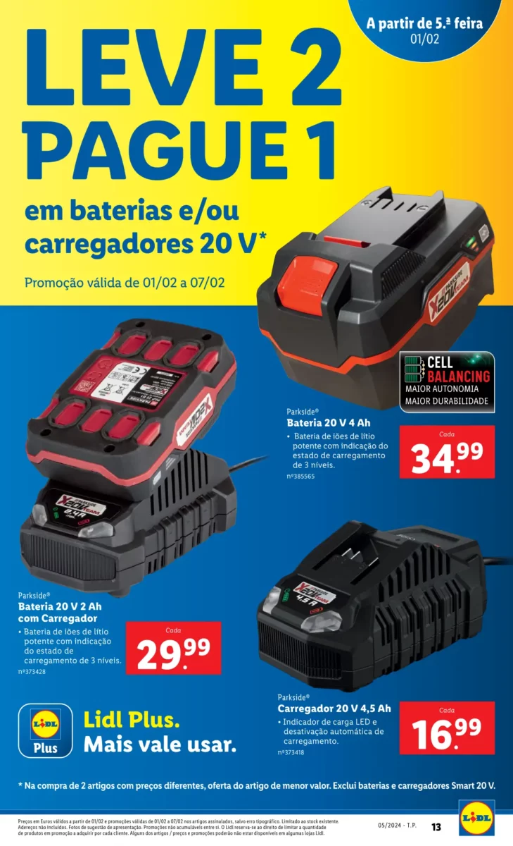 Antevis&atilde;o Folheto LiDL Novidades (a partir de 1 fevereiro)
