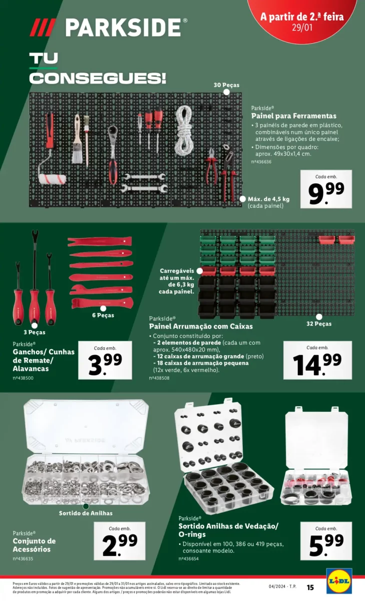 Antevis&atilde;o Folheto LiDL Novidades (a partir de 25 janeiro)