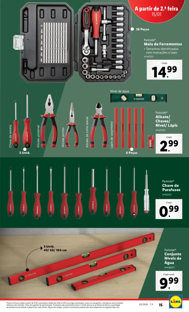 Antevis&atilde;o Folheto LiDL Novidades (a partir de 11 janeiro)
