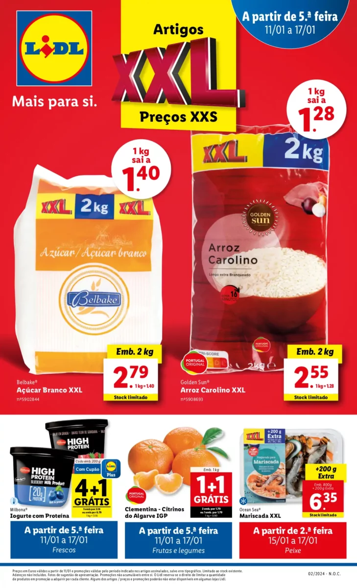 Antevis&atilde;o Folheto LiDL Novidades (a partir de 11 janeiro)