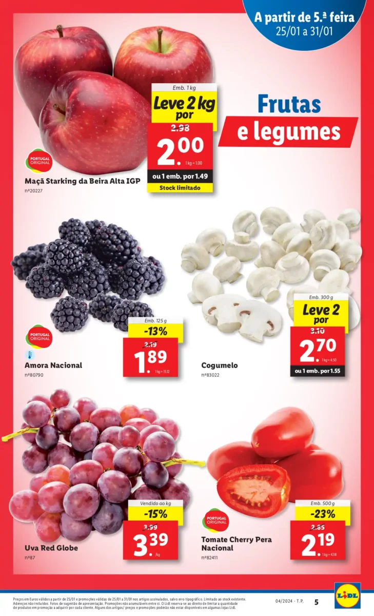 Antevis&atilde;o Folheto LiDL Novidades (a partir de 25 janeiro)