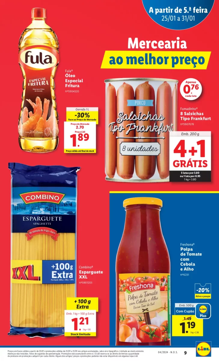 Antevis&atilde;o Folheto LiDL Novidades (a partir de 25 janeiro)
