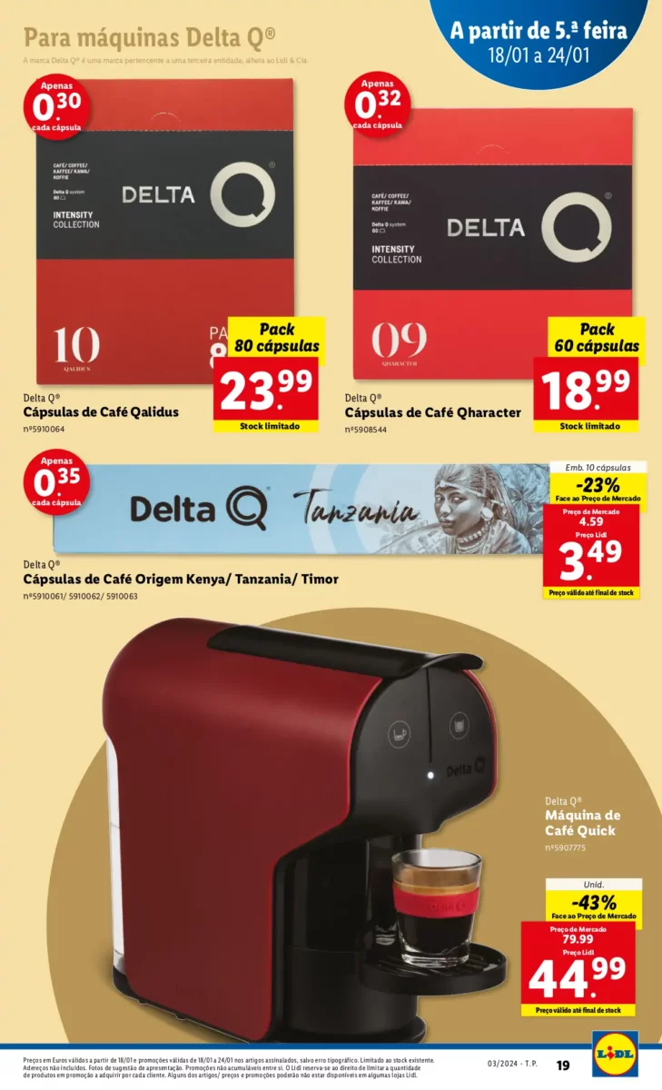 Antevis&atilde;o Folheto LiDL Novidades (a partir de 18 janeiro)