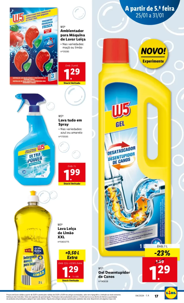 Antevis&atilde;o Folheto LiDL Novidades (a partir de 25 janeiro)