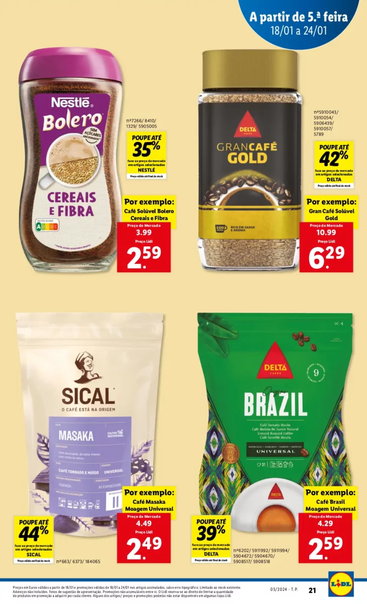 Antevis&atilde;o Folheto LiDL Novidades (a partir de 18 janeiro)