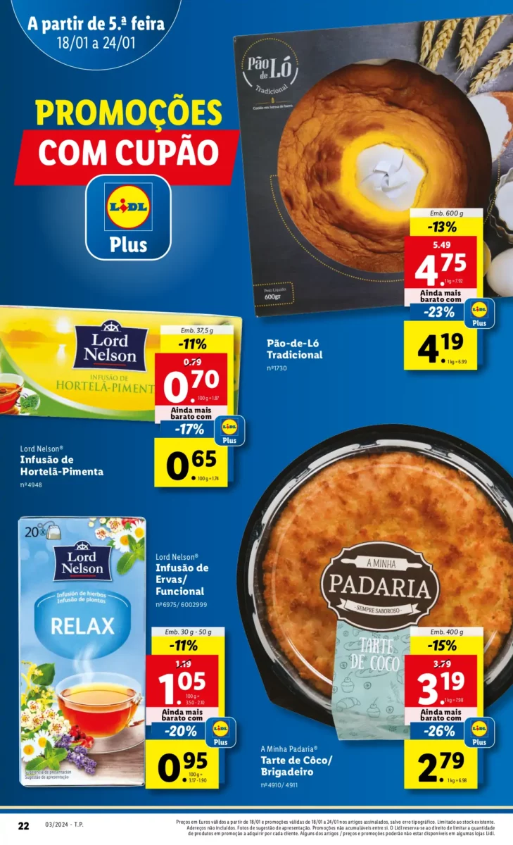 Antevis&atilde;o Folheto LiDL Novidades (a partir de 18 janeiro)