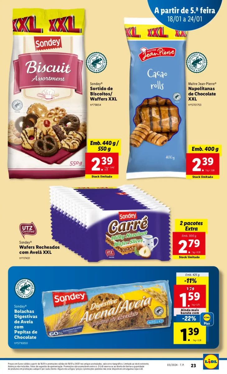 Antevis&atilde;o Folheto LiDL Novidades (a partir de 18 janeiro)