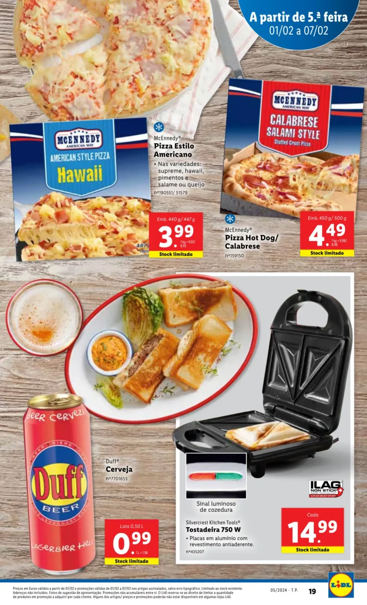 Antevis&atilde;o Folheto LiDL Novidades (a partir de 1 fevereiro)