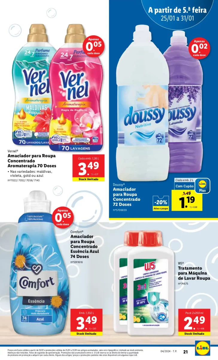 Antevis&atilde;o Folheto LiDL Novidades (a partir de 25 janeiro)