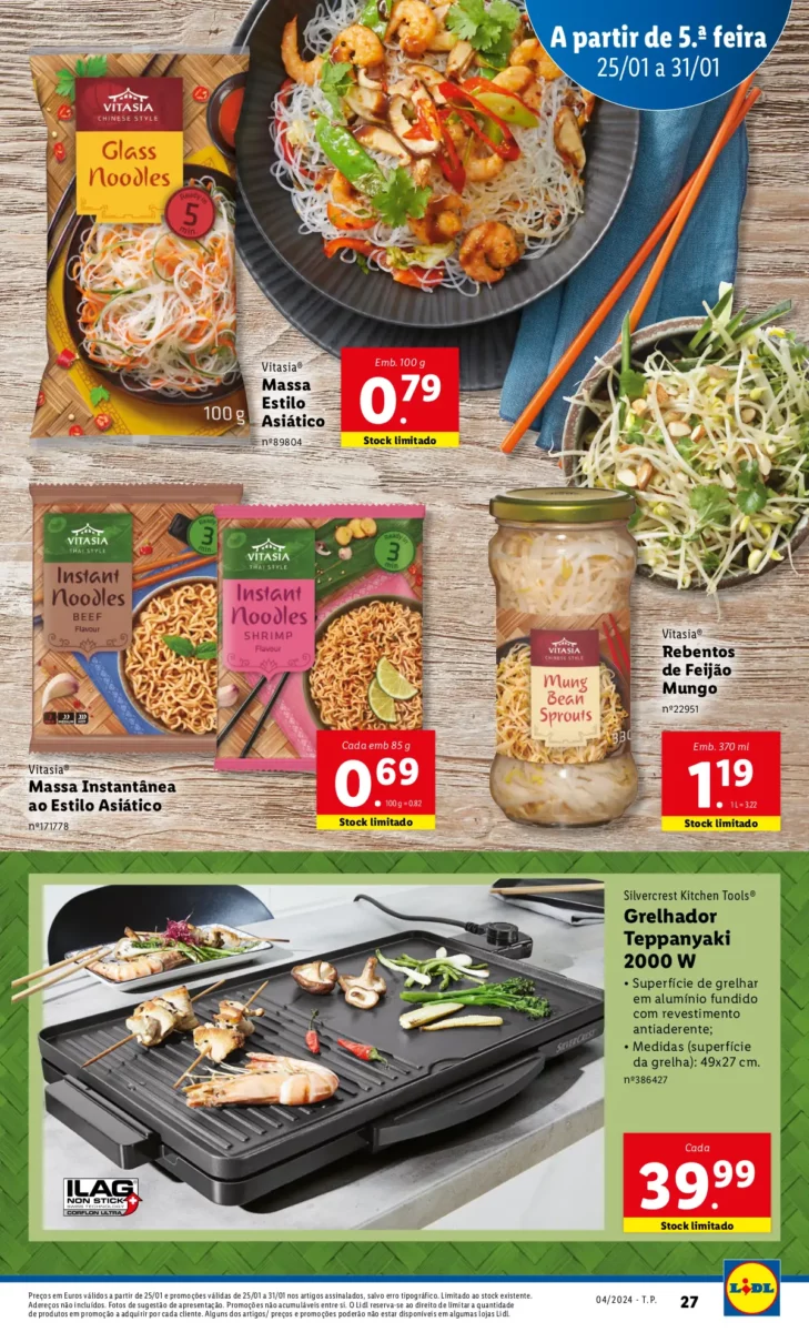 Antevis&atilde;o Folheto LiDL Novidades (a partir de 25 janeiro)