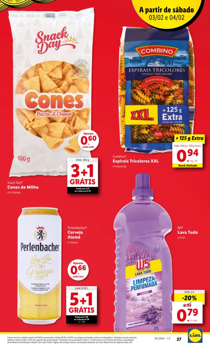 Antevis&atilde;o Folheto LiDL Fim-de-semana (3 e 4 fevereiro)
