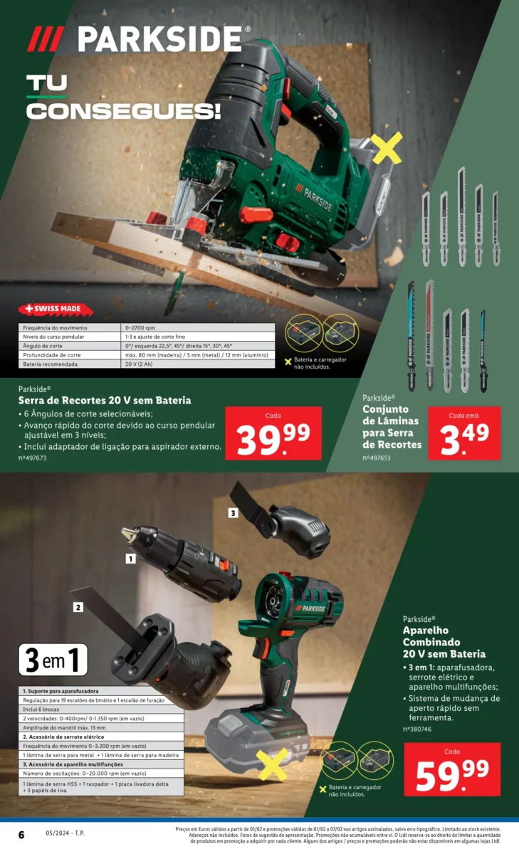 Antevis&atilde;o Folheto LiDL Novidades (a partir de 1 fevereiro)