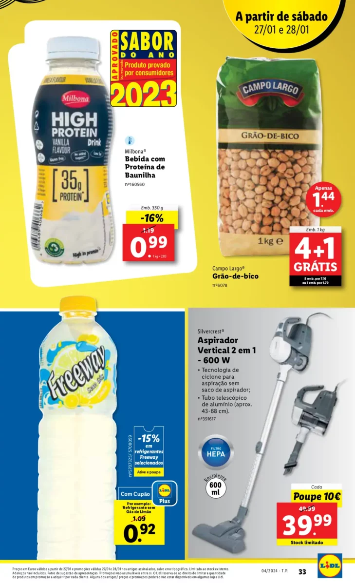 Antevis&atilde;o Folheto LiDL Novidades (a partir de 25 janeiro)