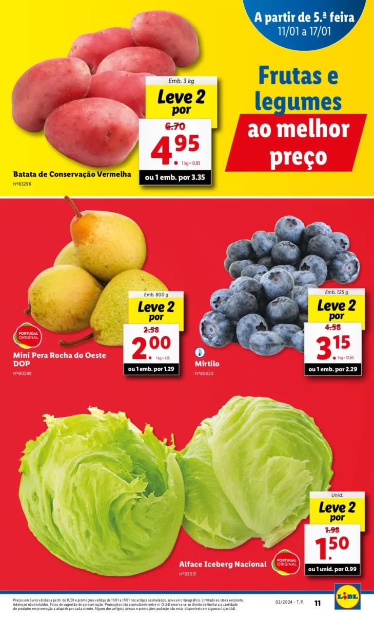 Antevis&atilde;o Folheto LiDL Promo&ccedil;&otilde;es (11 a 17 janeiro)