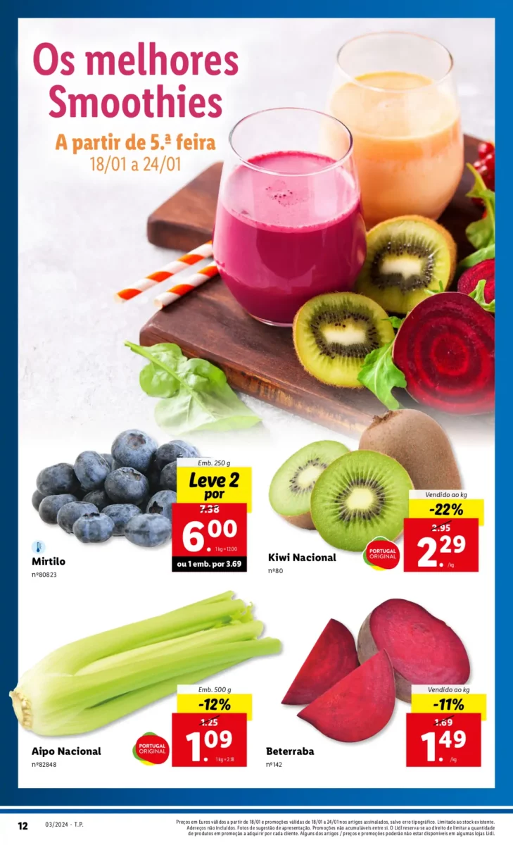 Antevis&atilde;o Folheto LiDL Promo&ccedil;&otilde;es (18 a 24 janeiro)