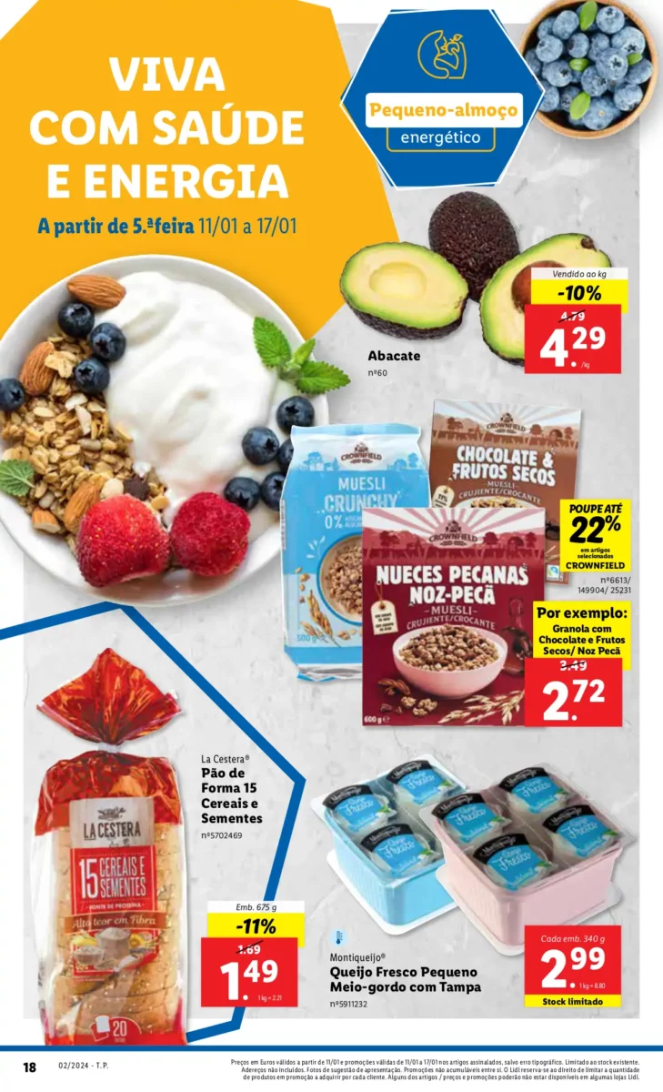 Antevis&atilde;o Folheto LiDL Promo&ccedil;&otilde;es (11 a 17 janeiro)