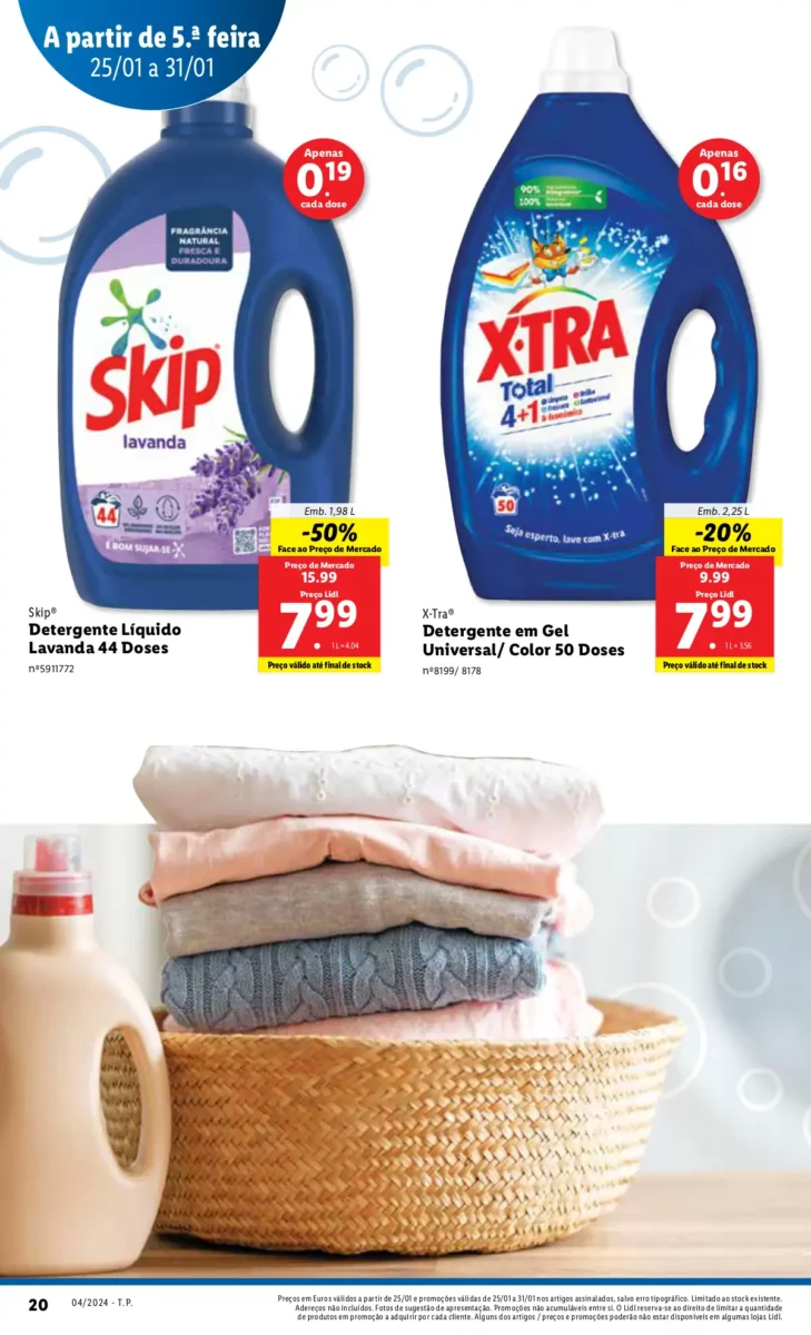 Antevis&atilde;o Folheto LiDL Promo&ccedil;&otilde;es (25 a 31 janeiro)