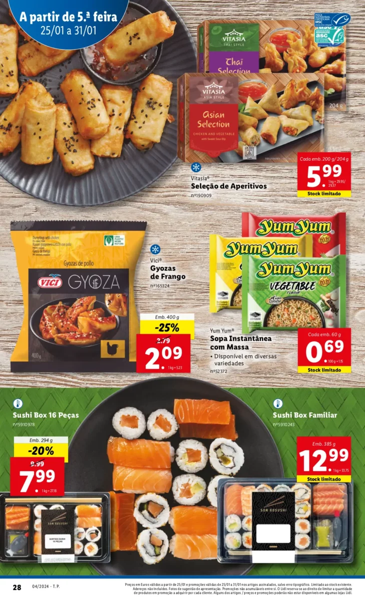 Antevis&atilde;o Folheto LiDL Promo&ccedil;&otilde;es (25 a 31 janeiro)