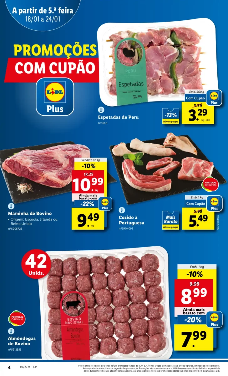 Antevis&atilde;o Folheto LiDL Promo&ccedil;&otilde;es (18 a 24 janeiro)