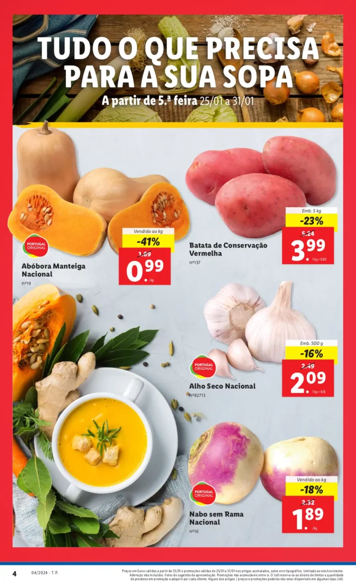 Antevis&atilde;o Folheto LiDL Promo&ccedil;&otilde;es (25 a 31 janeiro)