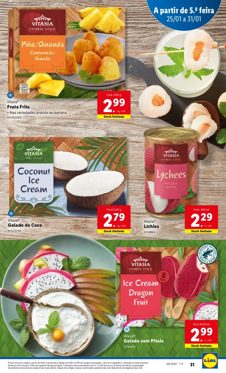 Antevis&atilde;o Folheto LiDL Promo&ccedil;&otilde;es (25 a 31 janeiro)