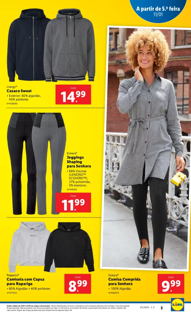 Antevis&atilde;o Folheto LiDL Promo&ccedil;&otilde;es (11 a 17 janeiro)