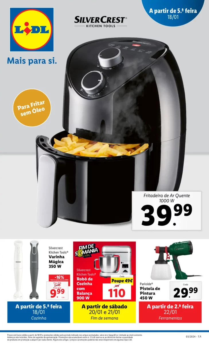 Antevis&atilde;o Folheto LiDL Promo&ccedil;&otilde;es (18 a 24 janeiro)