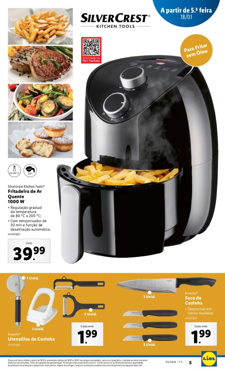 Antevis&atilde;o Folheto LiDL Promo&ccedil;&otilde;es (18 a 24 janeiro)