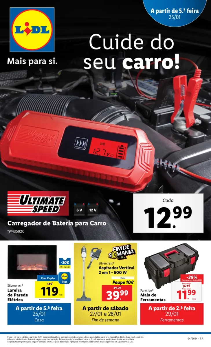 Antevis&atilde;o Folheto LiDL Promo&ccedil;&otilde;es (25 a 31 janeiro)